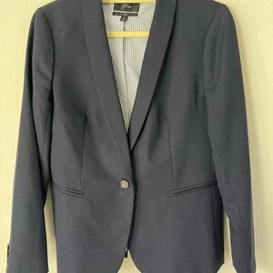 J. Crew Women's navy blue wool Blazer